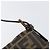 Borsa a tracolla FENDI Zucca Canvas Mamma Baguette Nero Marrone Auth 204132V - vista 18