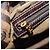Borsa a tracolla FENDI Zucca Canvas Mamma Baguette Nero Marrone Auth 204132V - vista 24