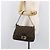 Borsa a tracolla FENDI Zucca Canvas Mamma Baguette Nero Marrone Auth 204132V - vista 26
