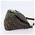 Borsa a tracolla FENDI Zucca Canvas Mamma Baguette Nero Marrone Auth 204132V - vista 3