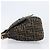 Borsa a tracolla FENDI Zucca Canvas Mamma Baguette Nero Marrone Auth 204132V - vista 4