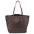 Saco Tote LOEWE em couro marrom Auth 201519 - vista 2