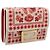 Portafoglio Compatto FENDI Baguette Micro Wallet Pelle Rosso Oro Auth 203699M D'oro