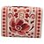 Portafoglio Compatto FENDI Baguette Micro Wallet Pelle Rosso Oro Auth 203699M D'oro - vista 2