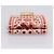 Portafoglio Compatto FENDI Baguette Micro Wallet Pelle Rosso Oro Auth 203699M D'oro - vista 5
