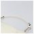 Bolsa de Ombro PRADA Nylon Ivory Silver Auth 204641A Prata Cru - vista 15