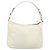 Bolsa de Ombro PRADA Nylon Ivory Silver Auth 204641A Prata Cru - vista 2