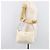 Bolsa de Ombro PRADA Nylon Ivory Silver Auth 204641A Prata Cru - vista 29