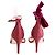 Lk Bennett Helena Sandalen bordeaux - Ansicht 2