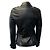 Burberry Brit Remington Steppjacke aus schwarzem Leder - Ansicht 3