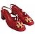 Tacchi Tory Burch in pelle rossa Rosso - vista 3