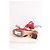 Tacchi Tory Burch in pelle rossa Rosso - vista 7