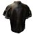 Top a maniche corte in pelle nera con borchie argentate RED Valentino Nero - vista 3