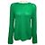 Céline Pull-over en maille de cachemire vert Celine avec logo Triomphe brodé
