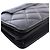 Borsa a tracolla con catena Chanel Mini CC Phone Holder in pelle d'agnello matelassé nera Nero - vista 13