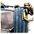 Borsa Boy Chanel Old Medium in denim patchwork blu - vista 16