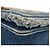 Borsa Boy Chanel Old Medium in denim patchwork blu - vista 17