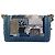 Borsa Boy Chanel Old Medium in denim patchwork blu - vista 2