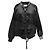 Chaqueta Bomber Patchwork Greg Lauren Blanco y Negro Talla US S