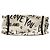 Autre Marque Dior DiorAmour Book Tote Vertical aus bestickter Canvas Graffiti Weiß - Ansicht 3