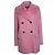 Max Mara, Oversized Wollmantel, zweireihig, Rosa Pink