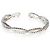 Autre Marque Bracciale rigido a cerniera intrecciato in argento sterling John Hardy