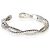 Autre Marque Bracciale rigido a cerniera intrecciato in argento sterling John Hardy - vista 2