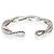 Autre Marque Bracciale rigido a cerniera intrecciato in argento sterling John Hardy - vista 3