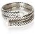 Autre Marque John Hardy Sterling Silver Pearl Dot Collection Wrap-Armband