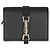 Portafoglio Mini Jackie 1961 Gucci in pelle di vitello Piuma nera Nero