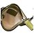 Gucci Mini B Shoulder Pouch in pelle di vitello martellata Olive Green Verde - vista 5