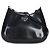 Borsa a spalla Cleo Large Prada in pelle Spazzolato nera Nero
