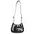 Borsa a spalla Cleo Large Prada in pelle Spazzolato nera Nero - vista 5