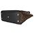 Louis Vuitton Black Monogram Canvas On My Side MM Negro - vista 6