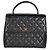 Gabrielle Borsa Chanel Vintage 24k Black Quilted Caviar Kelly Top Handle Bag Nero