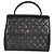 Gabrielle Borsa Chanel Vintage 24k Black Quilted Caviar Kelly Top Handle Bag Nero - vista 8
