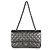 Gabrielle Borsa Chanel Medium Classic Double Flap in pelle d'agnello matelassé grigio metallizzato Metallico - vista 5