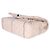 Gabrielle Chanel Medium Double Flap Bag aus multicolorigem gestepptem Tweed in Hellrosa Pink - Ansicht 6