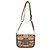Borsa a tracolla Gucci Camel Monogram Jumbo GG in pelle di vitello Web Small Horsebit 1955 - vista 5