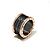 Bulgari Bvlgari B.zero1 Ring 4-Band 18K Roségold & schwarze Keramik, Größe 53 Pink