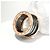 Bulgari Bvlgari B.zero1 Ring 4-Band 18K Roségold & schwarze Keramik, Größe 53 Pink - Ansicht 2