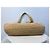 Autre Marque Saint Laurent Rive Gauche Borsa Tote in Rafia Beige - vista 3