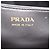 Bolsa de ombro pequena Dada Prada em couro preto - vista 5