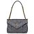 Autre Marque Bolso de hombro Loulou Medium de piel acolchada gris Saint Laurent