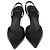 Décolleté Slingback First in pelle nera Fendi