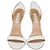 Sandali So Nude in pelle bianca Aquazzura Bianco