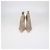 Décolleté Le Silla Gilda Socks in mesh beige e cristalli