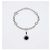Bulgari Pulsera Bvlgari de oro blanco 18K con dije de ónix Dorado