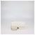 Borsa a tracolla Chanel Accordion Flap in pelle matelassé bianca invecchiata Bianco