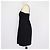 Moschino Cheap And Chic Moschino Cheap & Chic Schwarzes Mini-Kleid mit Rüschen und schmalen Trägern - Ansicht 2